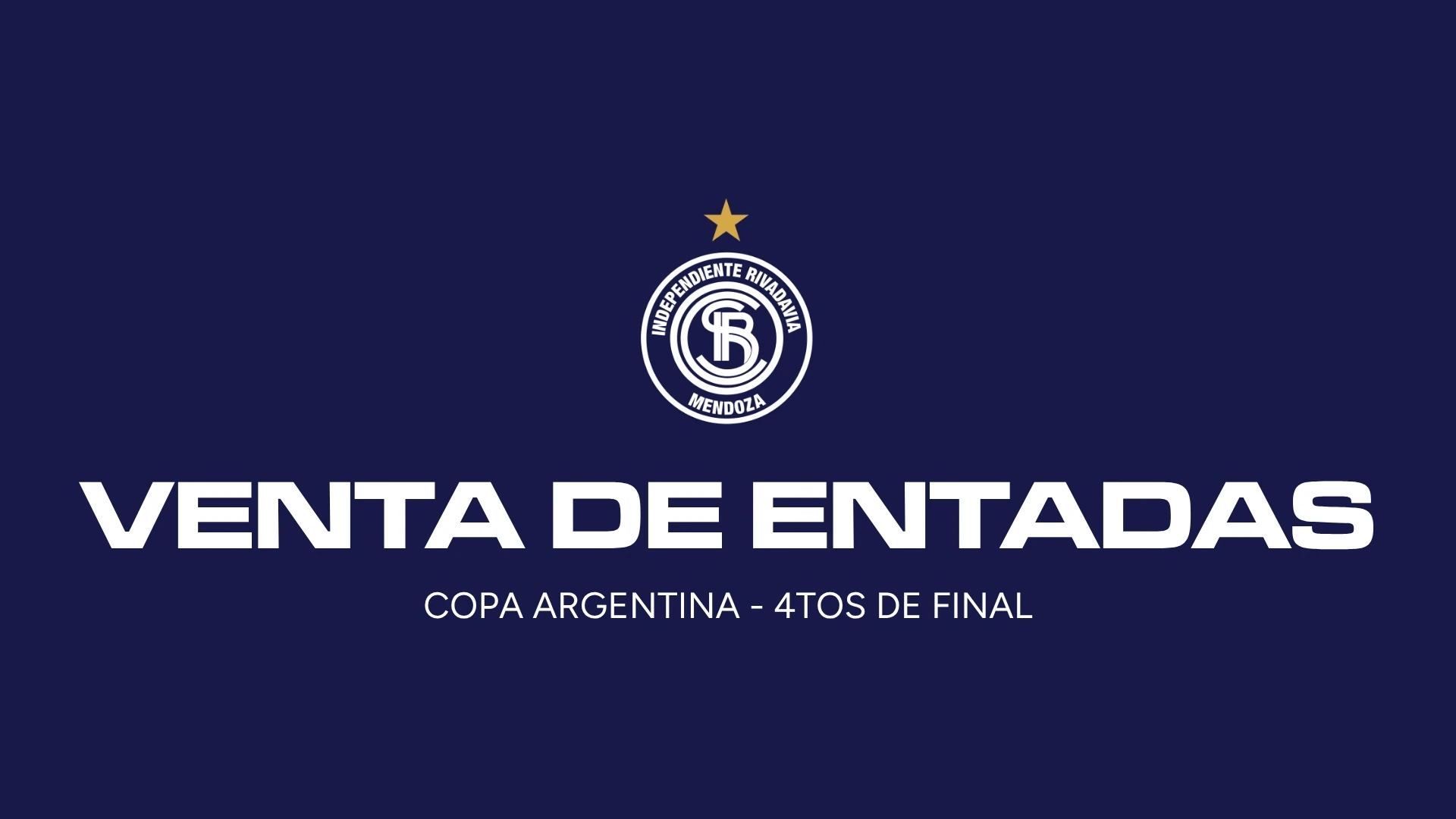 ENTRADAS COPA ARGENTINA